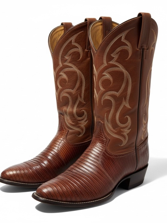 Other - Tony Lama Lizard Cowboy Boots Men’s Western Leather USA Made Size 9.5D